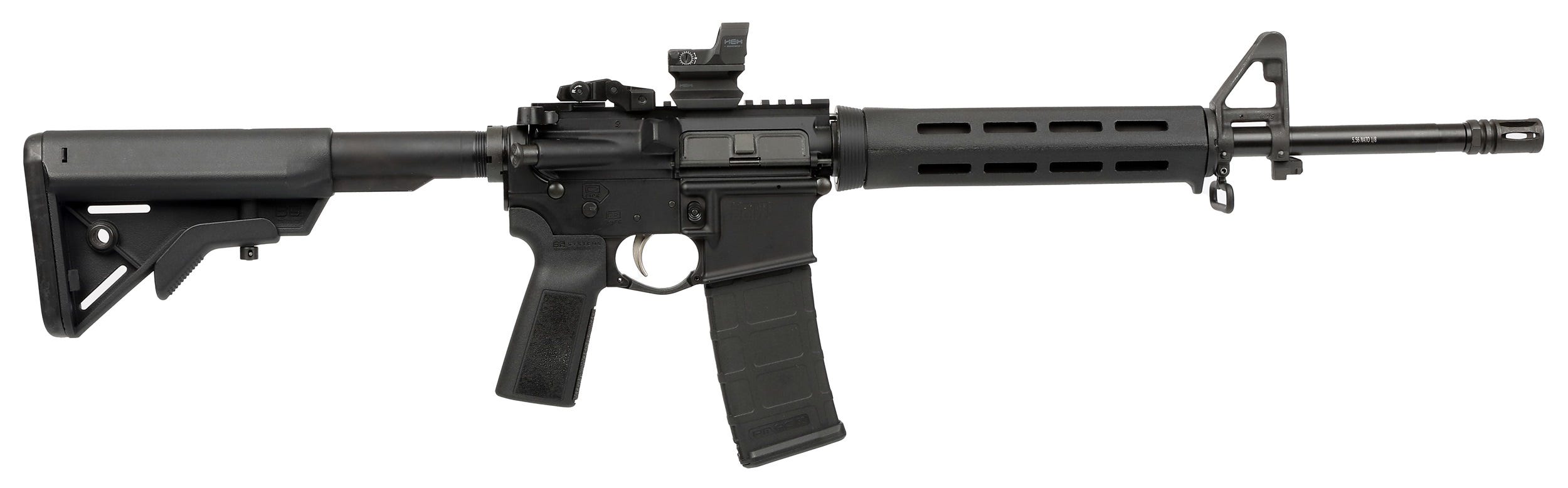 Springfield Armory SAINT 5.56 16" Barrel 30-Rounds w/ Hex Dragonfly Red Dot