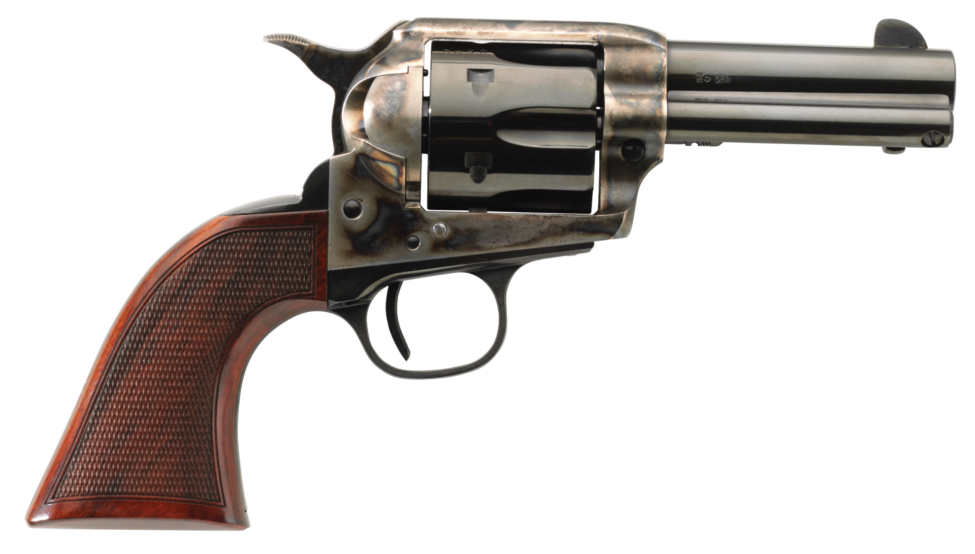Taylors and Co Short Stroke Iron Deluxe Color Case Hardened .45 Colt 3.5" Barrel 6-Rounds