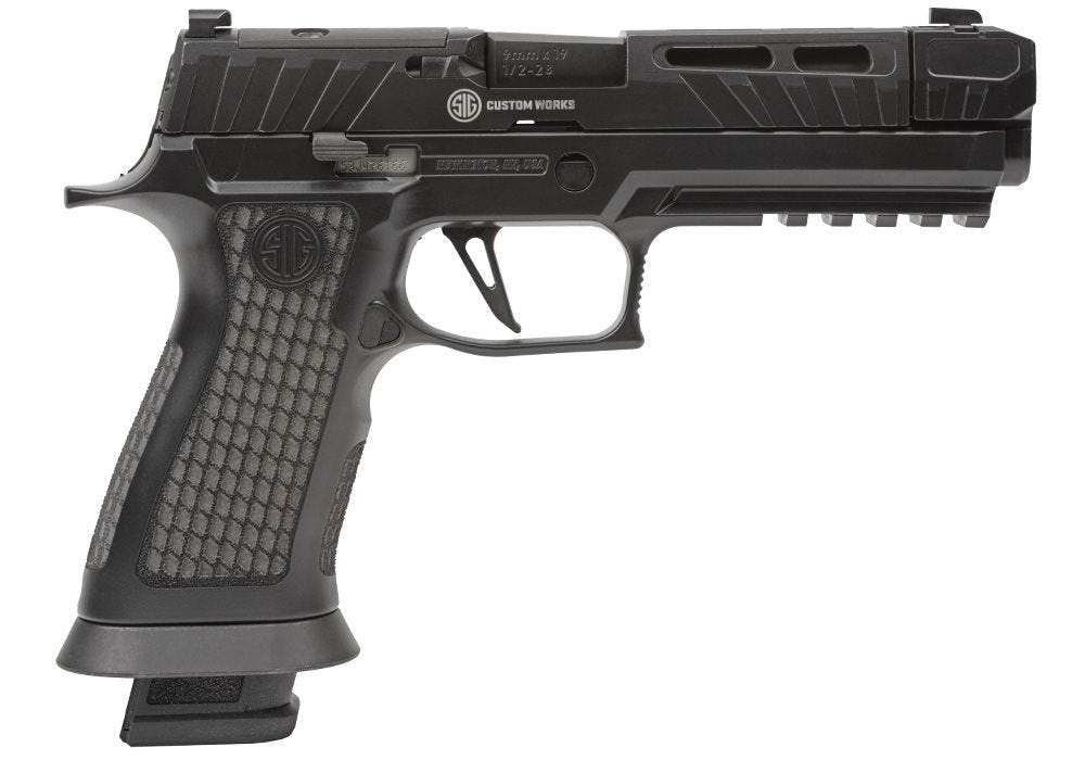 Sig Sauer P320 Spectre COMP Blackout 9mm 4.6" Barrel 21-Rounds 2 Mags XRAY3 DAY/NIGHT Sights