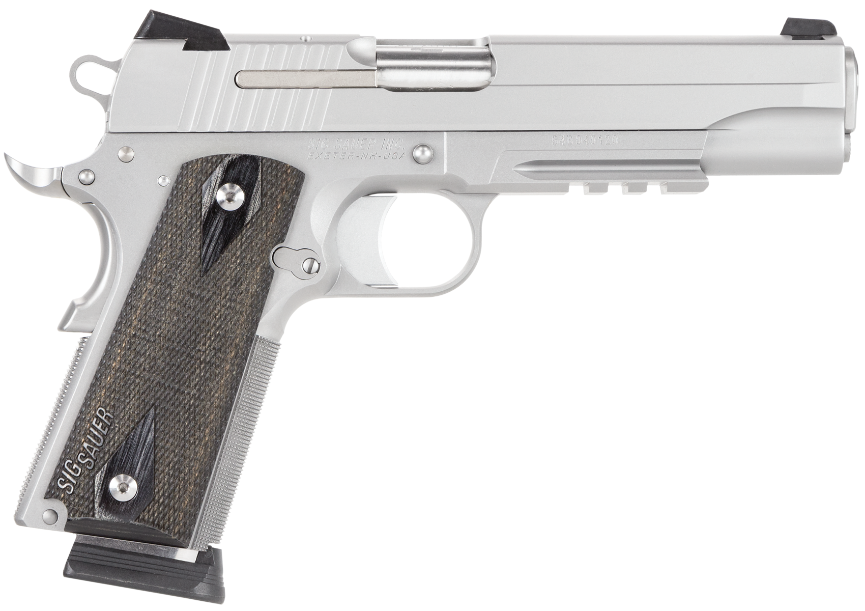 Sig Sauer 1911 Stainless .45 ACP 5" 8-Round Wood Grips