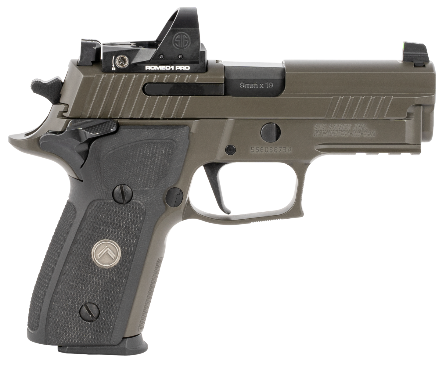 Sig Sauer P229 Compact Legion RXP Gray 9mm 3.9" Barrel 15-Rounds Romeo1