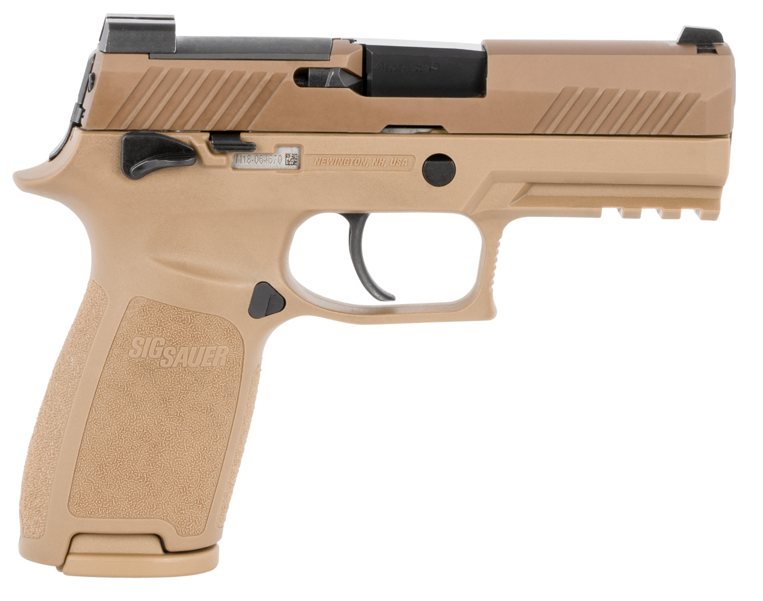 Sig Sauer P320 M18 Coyote Tan 9mm 3.9" Barrel 10-Round