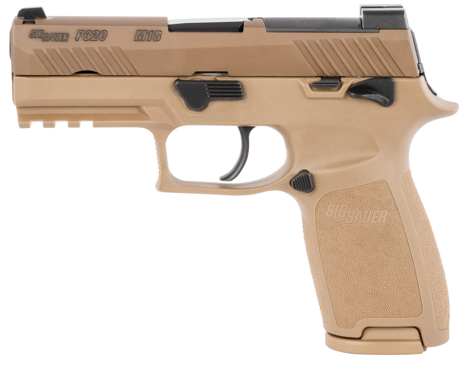 Sig Sauer P320 M18 Coyote Tan 9mm 3.9" Barrel 10-Round - Image 2