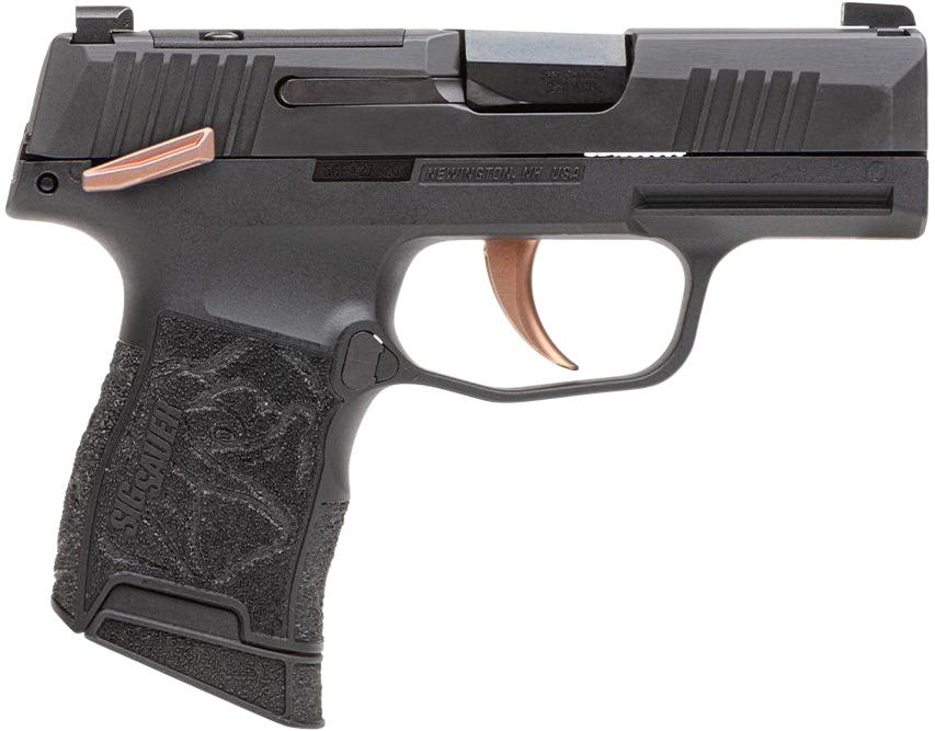 Sig Sauer P365 ROSE Black / Rose .380 Auto 3.1" Barrel 10-Rounds Manual Safety - Image 2