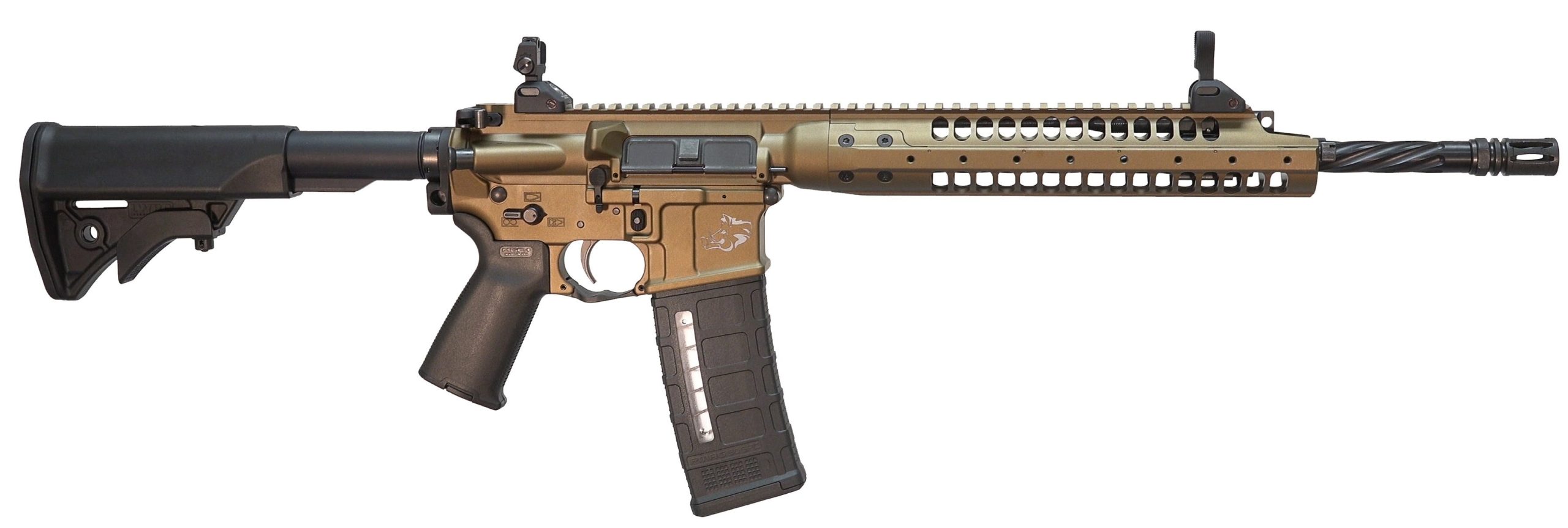LWRC SIX8-A5 Razorback II Burnt Bronze 6.8X43MM SPC II 16.1" Barrel 30-Rounds - Image 2