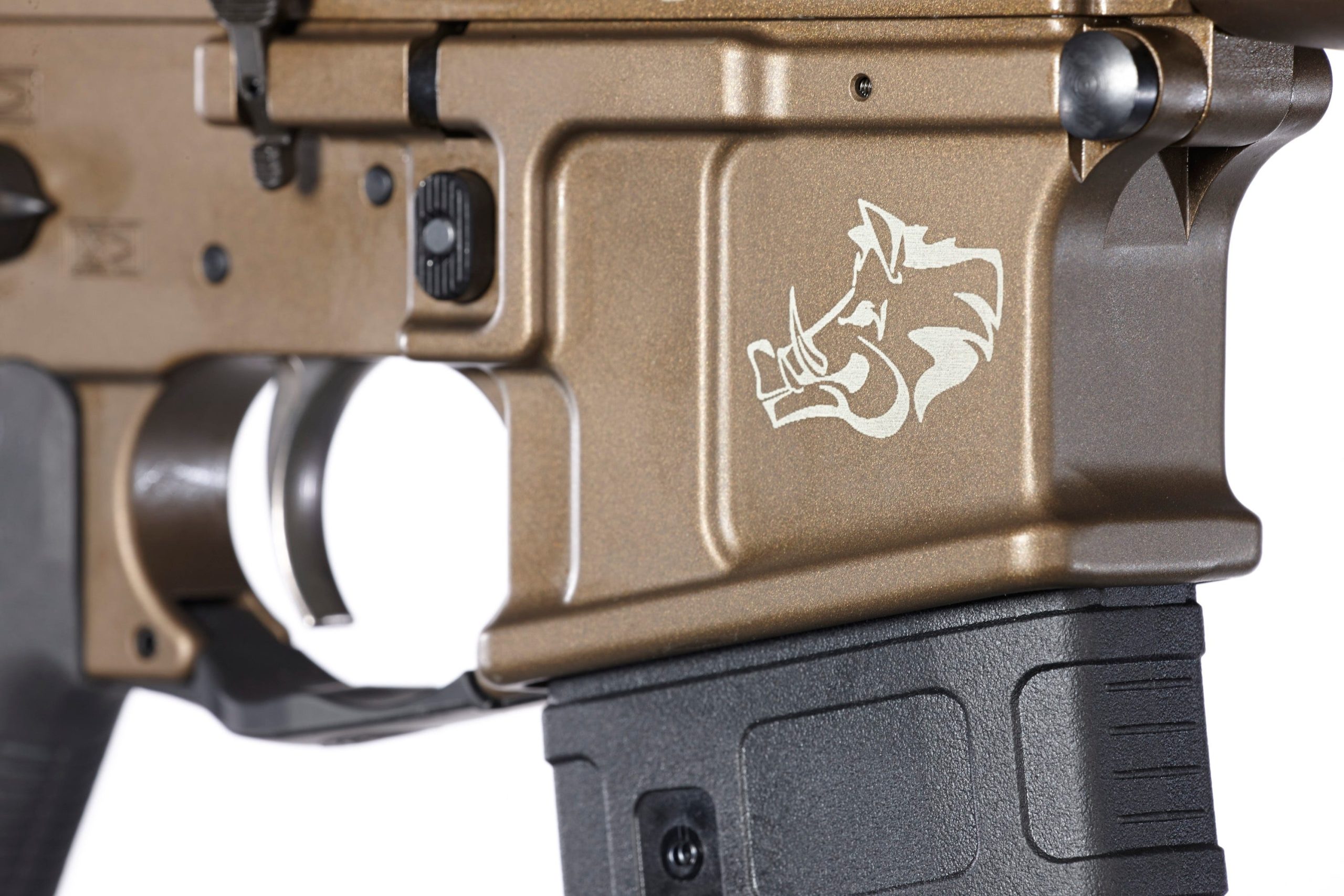 LWRC SIX8-A5 Razorback II Burnt Bronze 6.8X43MM SPC II 16.1" Barrel 30-Rounds - Image 5