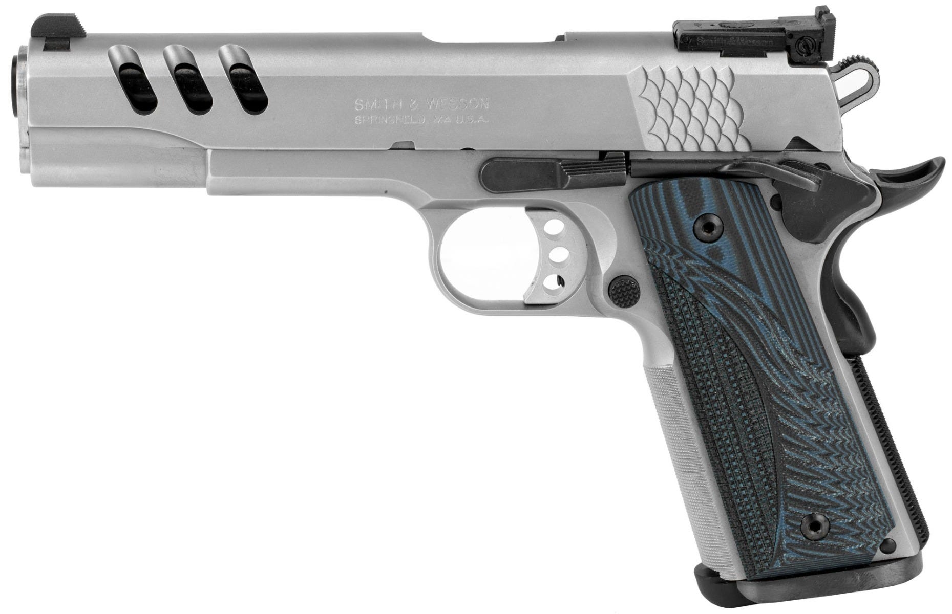 Smith & Wesson 1911 Performance Center Stainless .45 ACP 5" Barrel 8-Rounds - Image 2