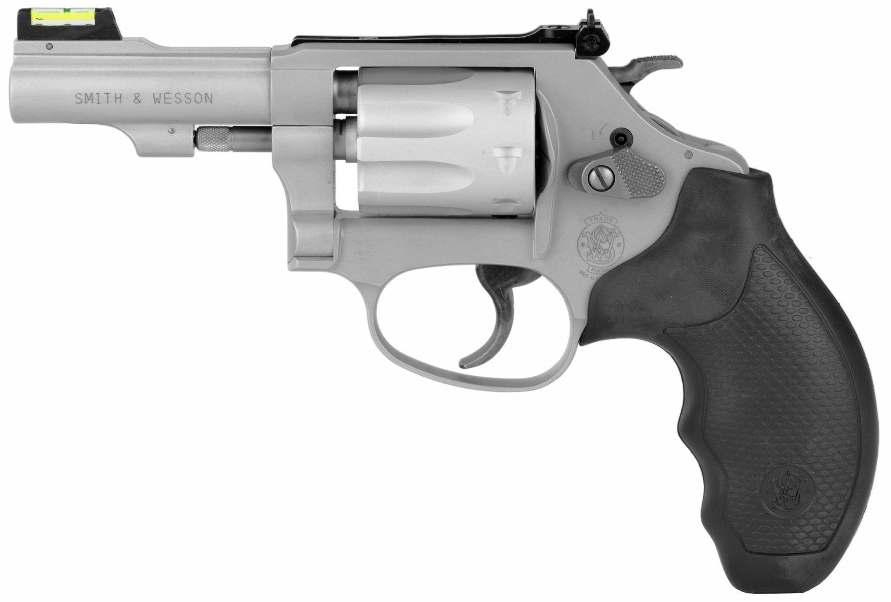 Smith and Wesson 317 Kit Gun Stainless .22 LR 3" Barrel 8-Rounds HiViz Front Sight - Image 2