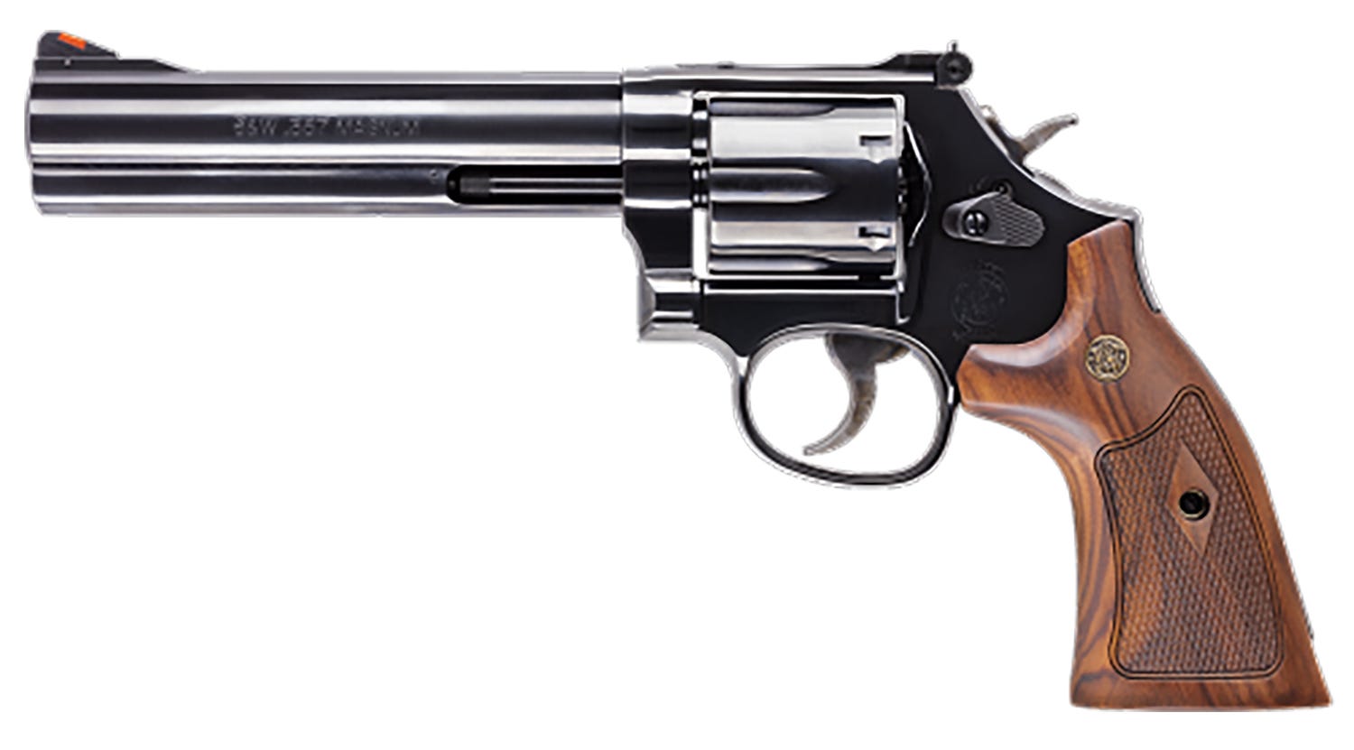 Smith and Wesson Model 586 Classic .357 Mag 6" Barrel 6-Rounds Adjustable Rear Sight - Image 2