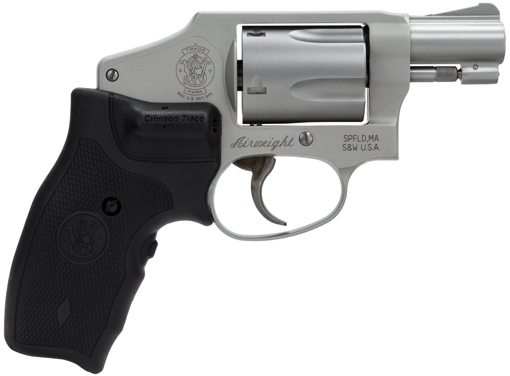 Smith and Wesson 642 Airweight Stainless .38 SPL 1.88" Barrel 5-Rounds Crimson Trace Laser