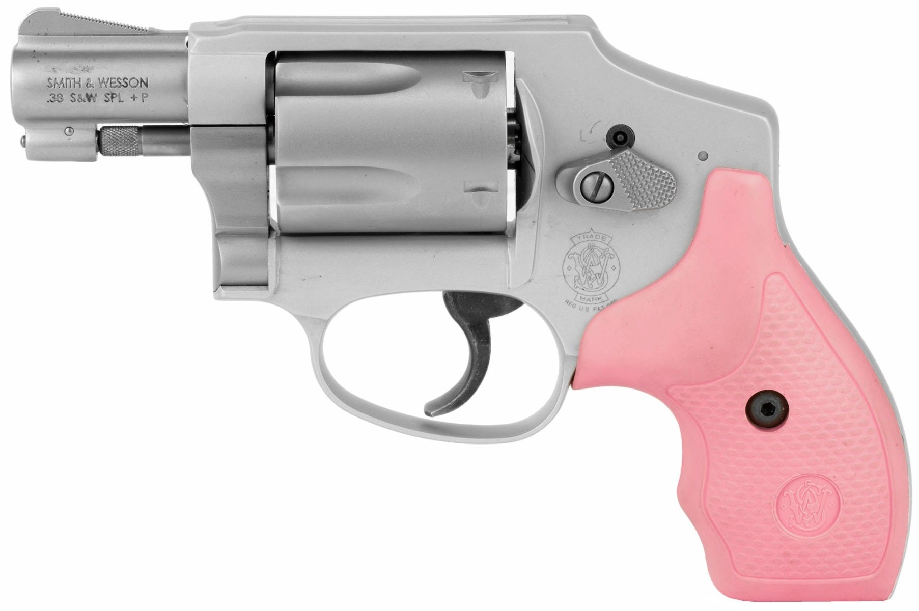 Smith and Wesson 642 Airweight Pink .38 Special +P 1.88" Barrel 5-Rounds - Image 2