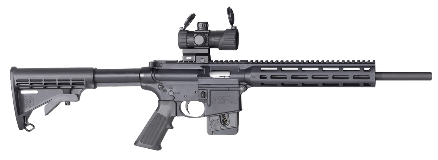 Smith and Wesson M&P15-22 Sport .22 LR 16.5" Barrel 10-Round Red/Green Dot Sight