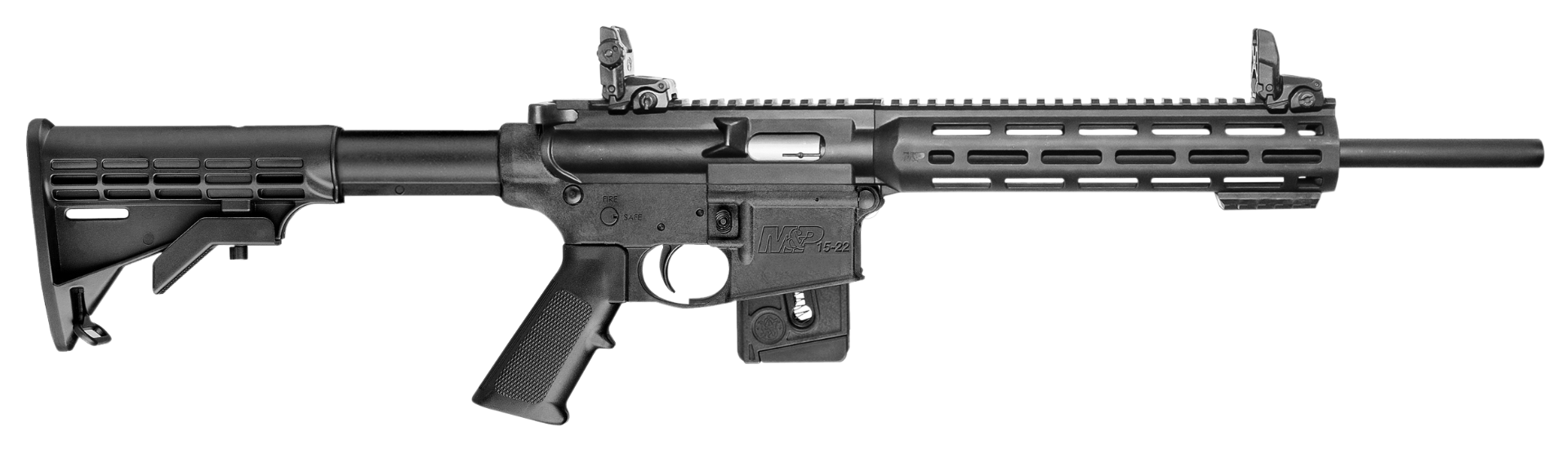 Smith and Wesson M&P15-22 Sport .22 LR 16.5" Barrel 10-Rounds Flip-Up Sights