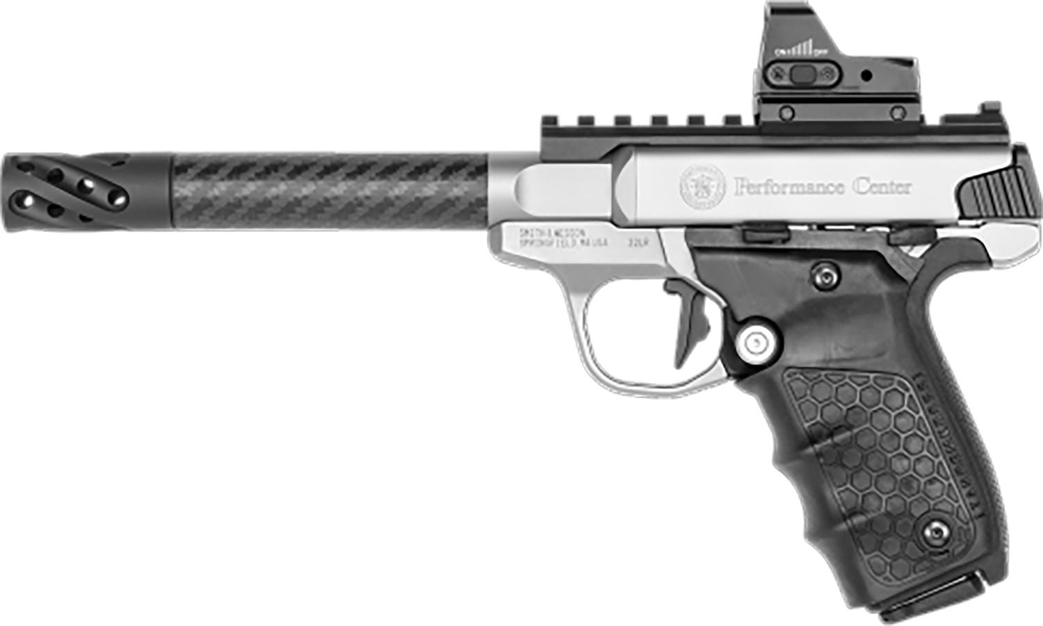 Smith and Wesson Performance Center SW Victory Target Stainless .22 LR 6" Barrel 10-Rounds Vortex Viper - Image 2
