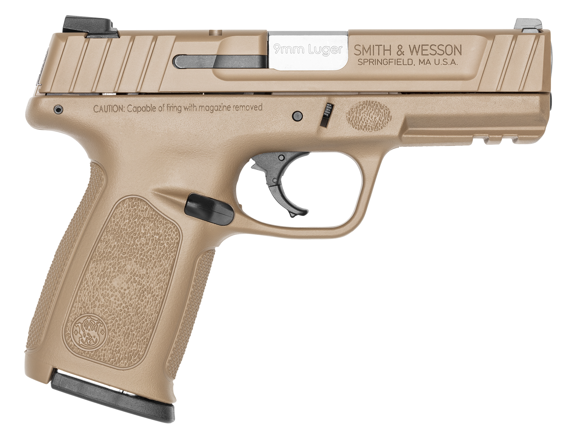 Smith and Wesson SD9VE Flat Dark Earth 9mm 4" Barrel 16-Rounds