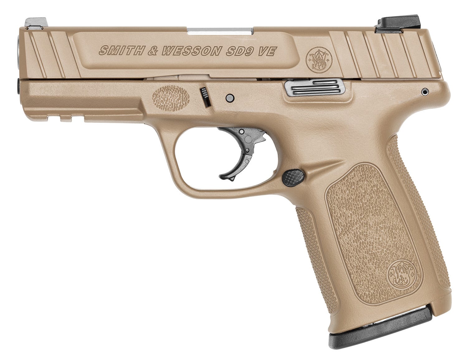 Smith and Wesson SD9VE Flat Dark Earth 9mm 4" Barrel 16-Rounds - Image 2
