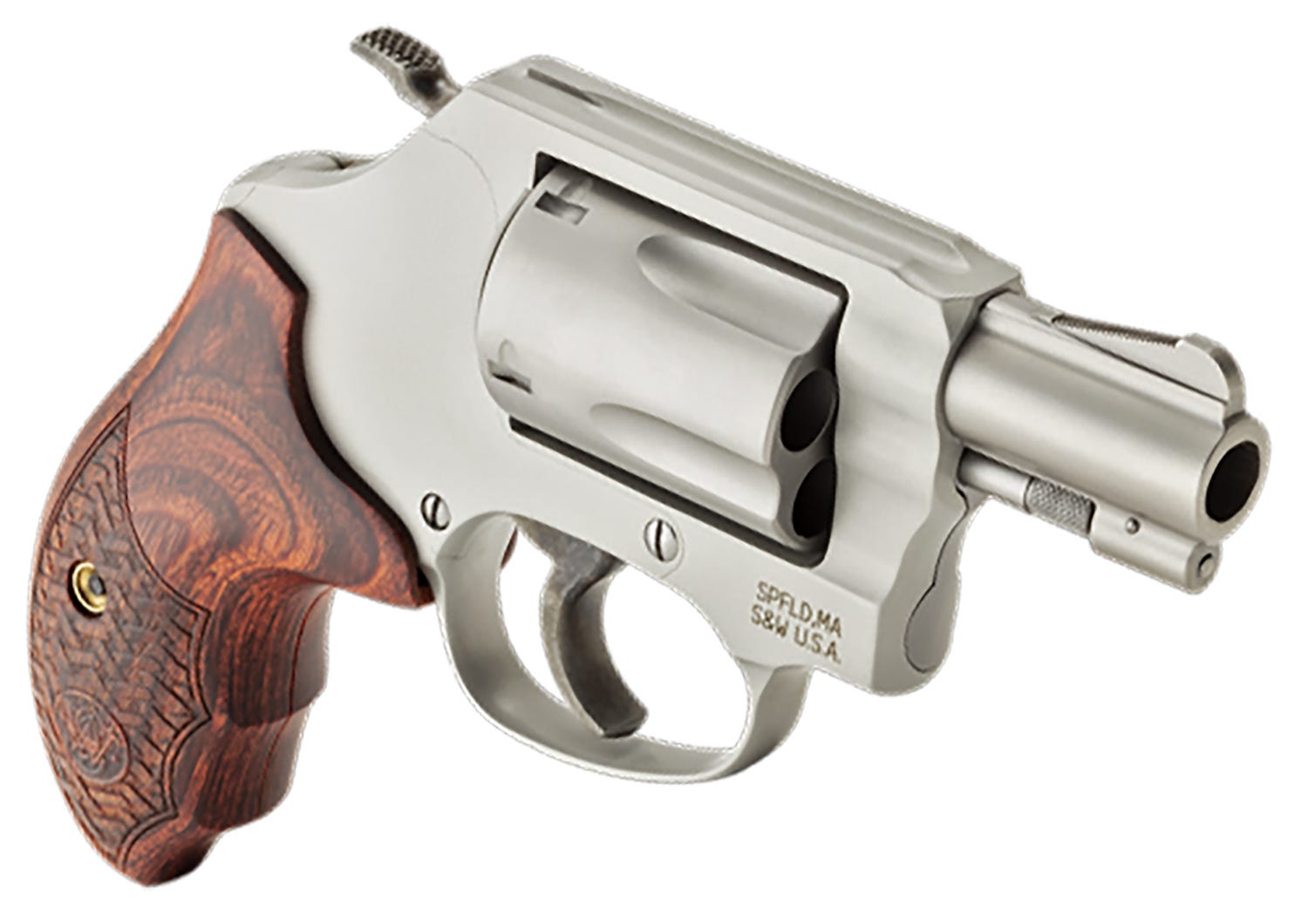 Smith and Wesson 637 Performance Center Enhanced Action Stainless .38 SPL 1.88" Barrel 5-Rounds - Image 3