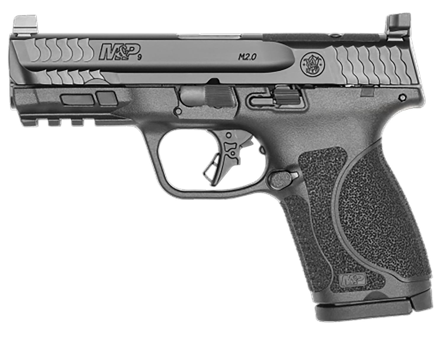 Smith and Wesson M&P 2.0 Compact 9mm 4" Barrel 15-Rounds - Image 2