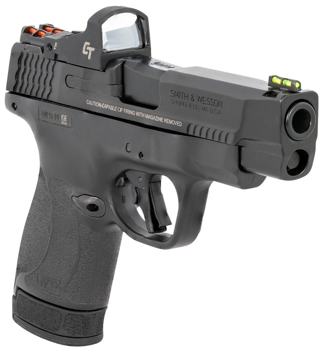 Smith and Wesson M&P Performance Center Shield Plus 9mm 4" Barrel 13-Rounds Crimson Trace Red Dot - Image 3