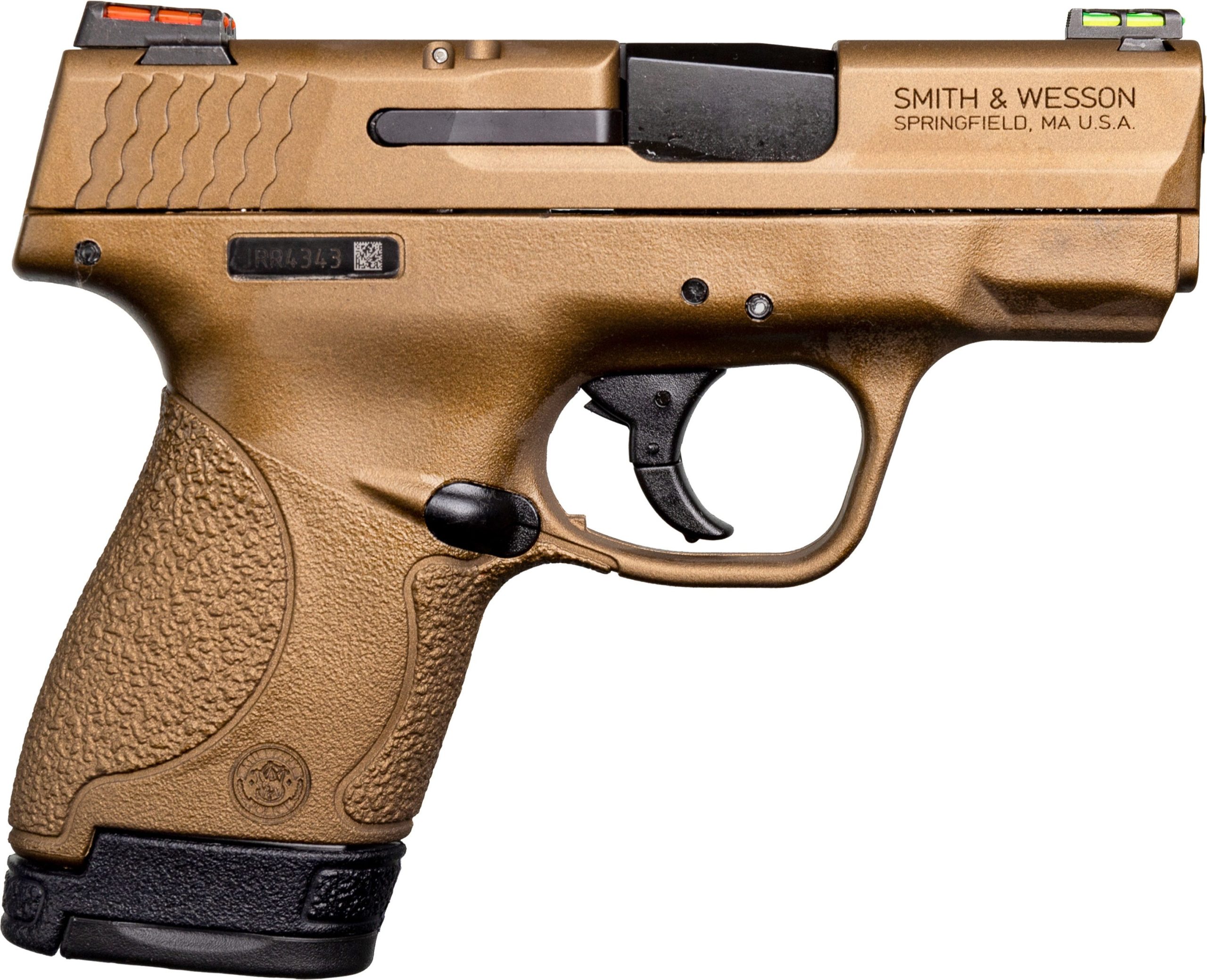 Smith and Wesson M&P Shield Burnt Bronze 9mm 3.1" Barrel 8-Rounds