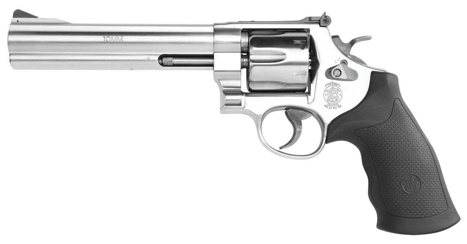 Smith and Wesson Model 610 Stainless 10mm / .40 SW 6.5" Barrel 6-Rounds - Image 2