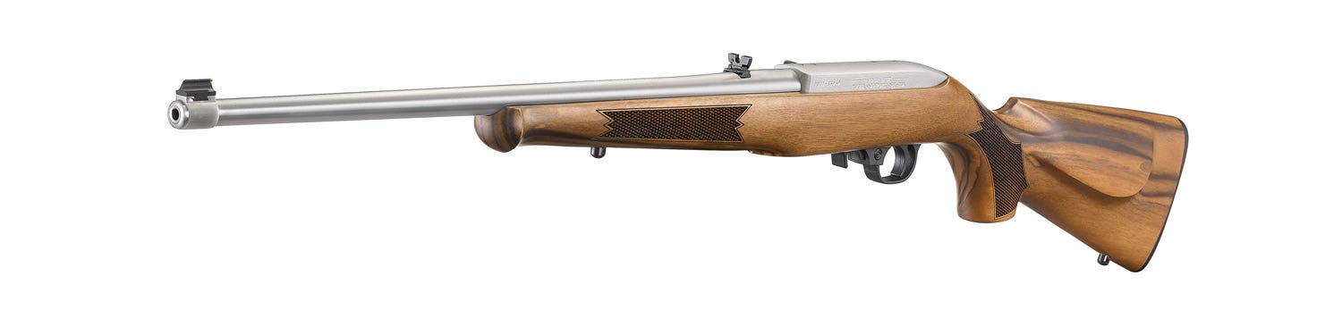 Ruger 10/22 Sporter French Walnut / Silver .22 LR 20" Barrel 10-Rounds - Image 4