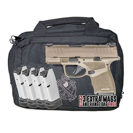 Springfield Armory Hellcat Gear Up Package Flat Dark Earth 9mm 3" Barrel 13-Rounds 5 Mags w/ Bag - Image 2