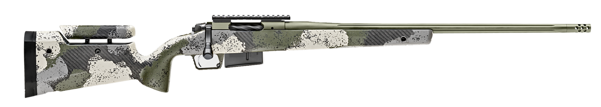Springfield Armory 2020 WayPoint Evergreen Camo 6.5 PRC 24" Barrel 3-Rounds Adjustable Cheek Comb