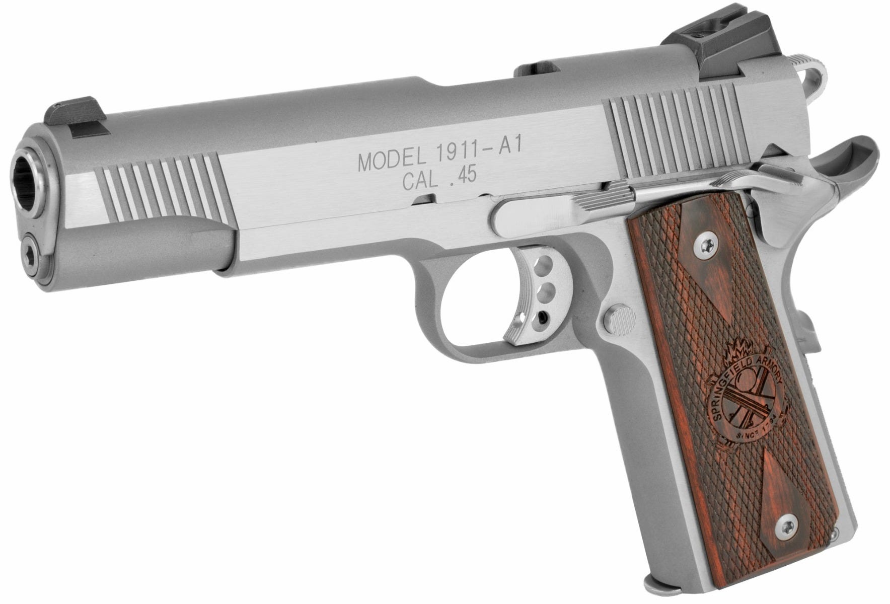 Springfield 1911 Loaded Stainless .45ACP 5-inch 7-Rounds CA Model - Image 3
