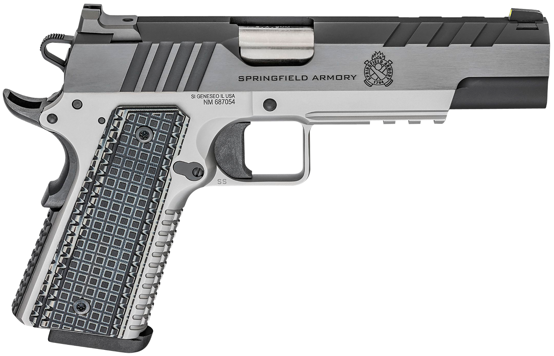 Springfield Armory Emissary Stainless 9mm 5" Barrel 8-Rounds