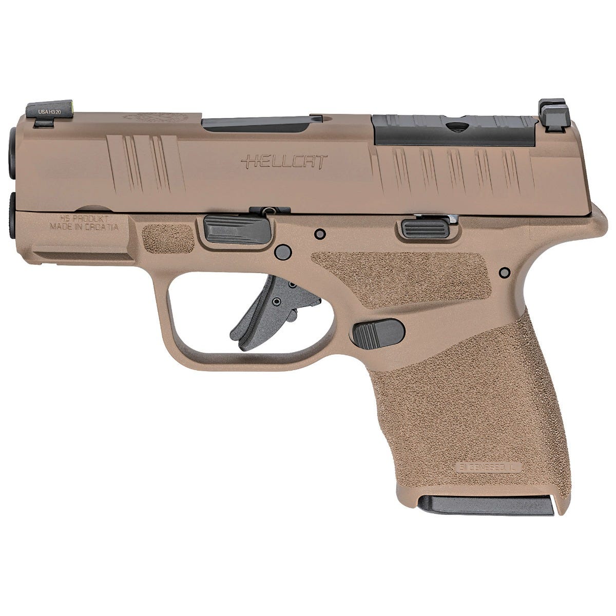 Springfield Armory Hellcat OSP Flat Dark Earth 9mm 3" Barrel 13-Rounds - Image 2