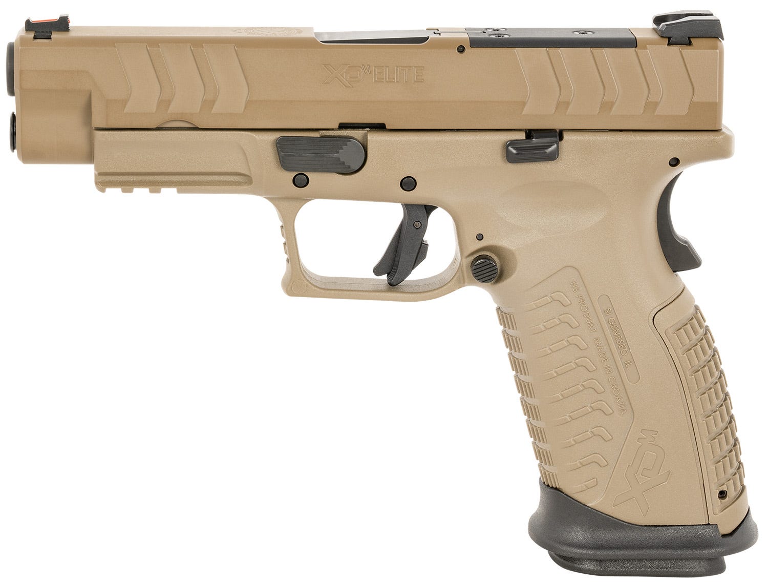 Springfield Armory XD-M Elite OSP Flat Dark Earth 10mm 4.5" Barrel 16-Rounds - Image 2