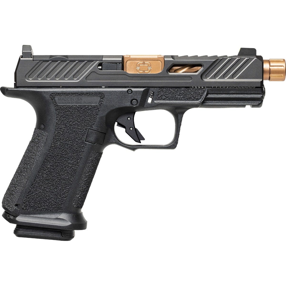 Shadow Systems MR920 Elite Black / Bronze 9mm 4.5" Barrel 15-Rounds Optics Ready