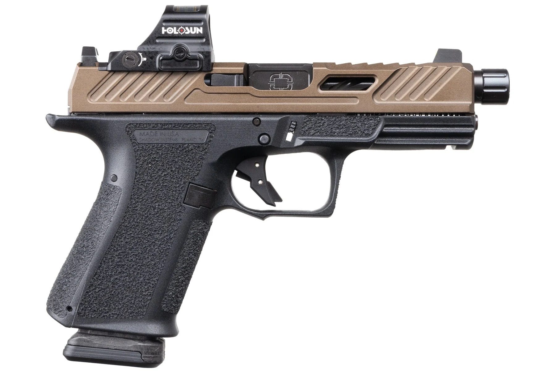Shadow Systems MR920 Elite Holosun Bundle Black / Bronze 9mm 4.5" Barrel 15-Rounds - Image 2