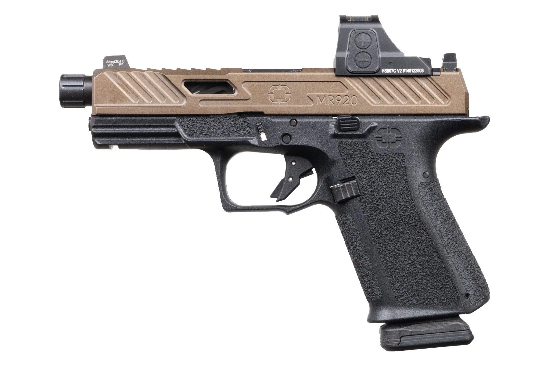 Shadow Systems MR920 Elite Holosun Bundle Black / Bronze 9mm 4.5" Barrel 15-Rounds - Image 3