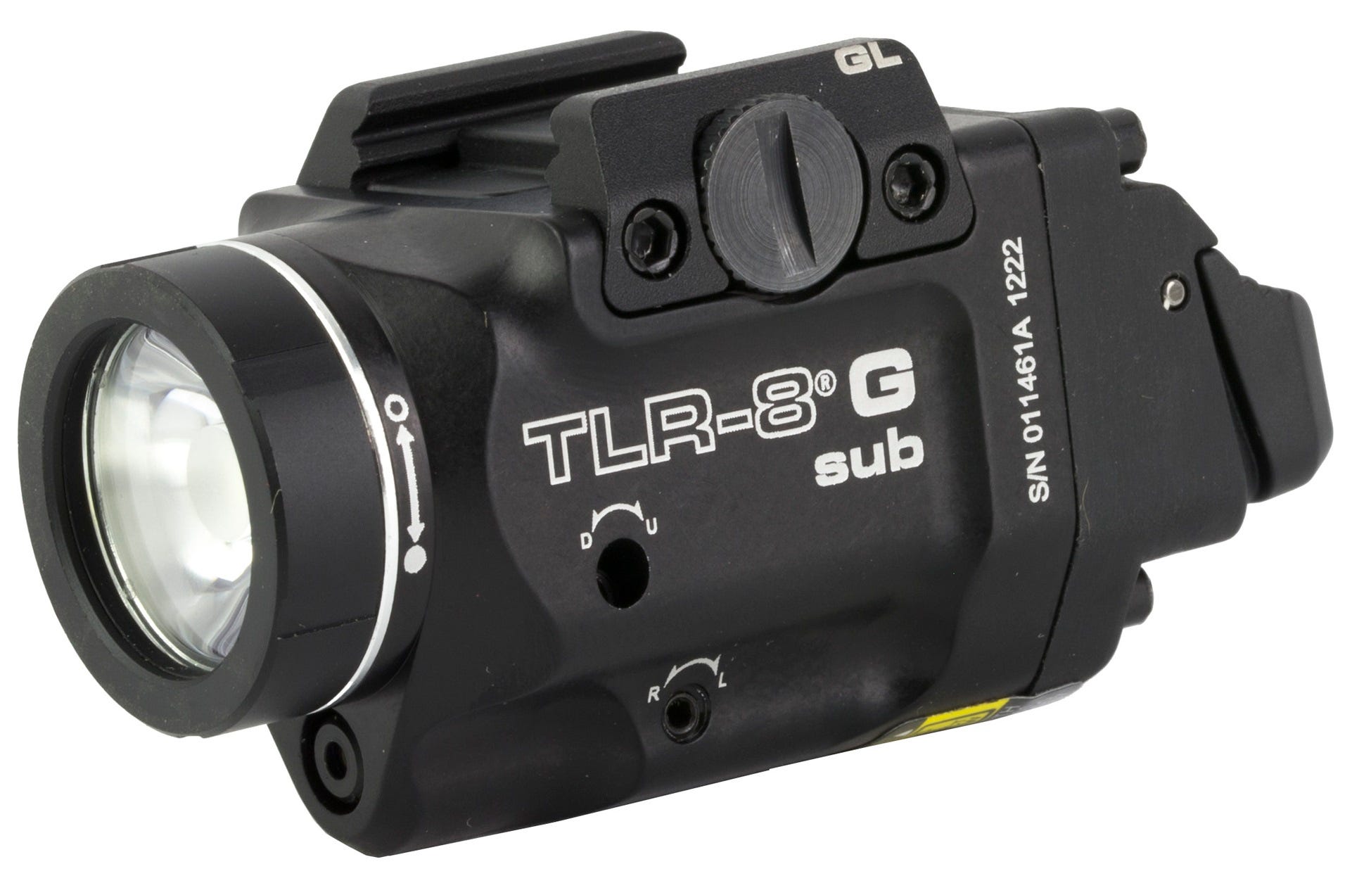 Streamlight TLR-8 Sub Ambidextrous 500-Lumens Green Laser for Glock 43 / 48
