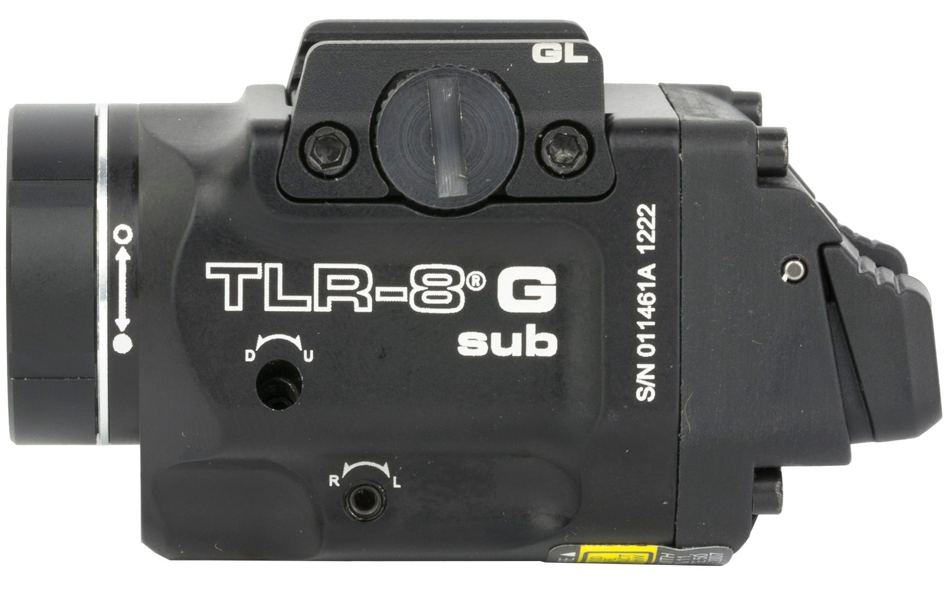 Streamlight TLR-8 Sub Ambidextrous 500-Lumens Green Laser for Glock 43 / 48 - Image 3
