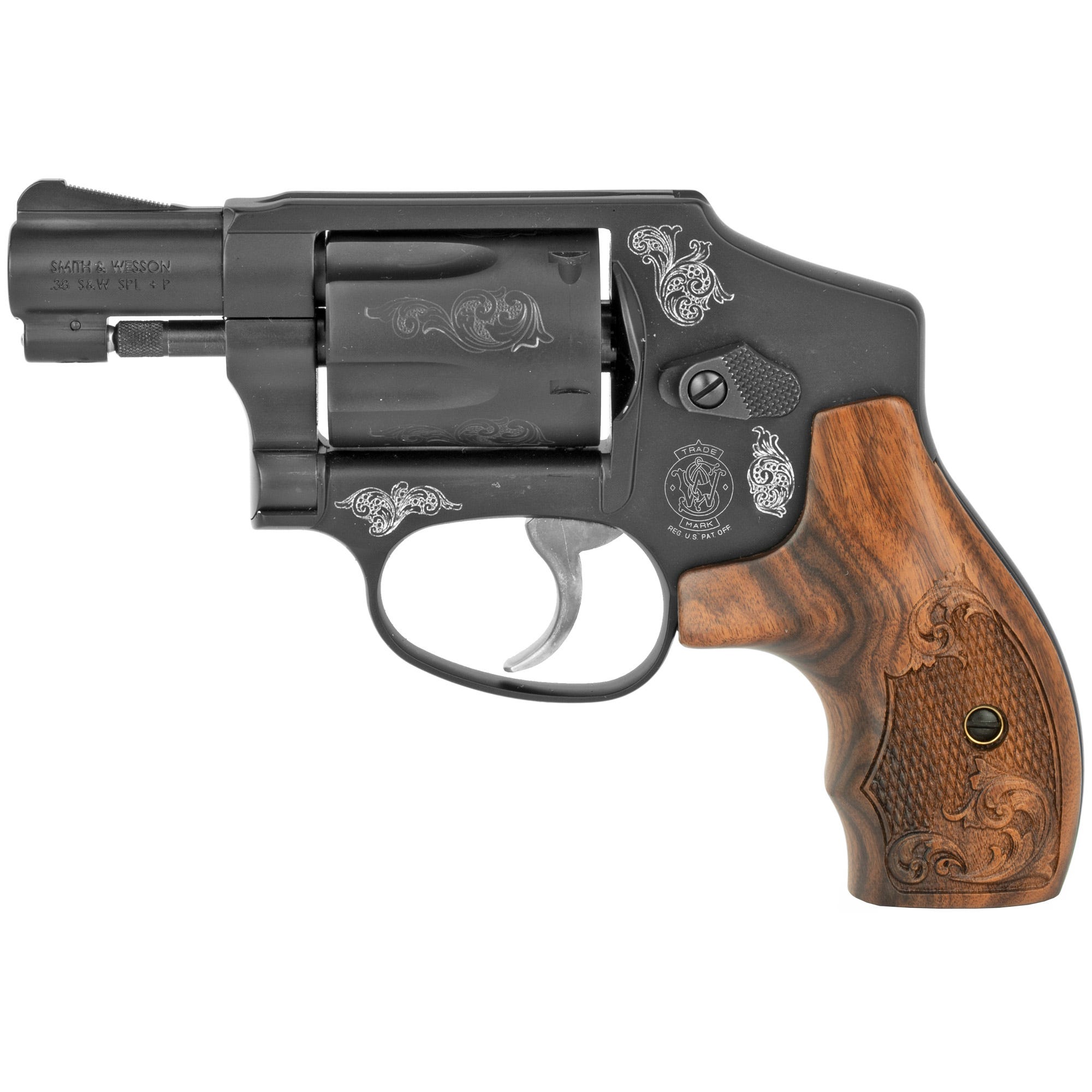 Smith and Wesson Model 442 .38 Special +P 1.88" Barrel 5-Rounds Engraved - Image 2