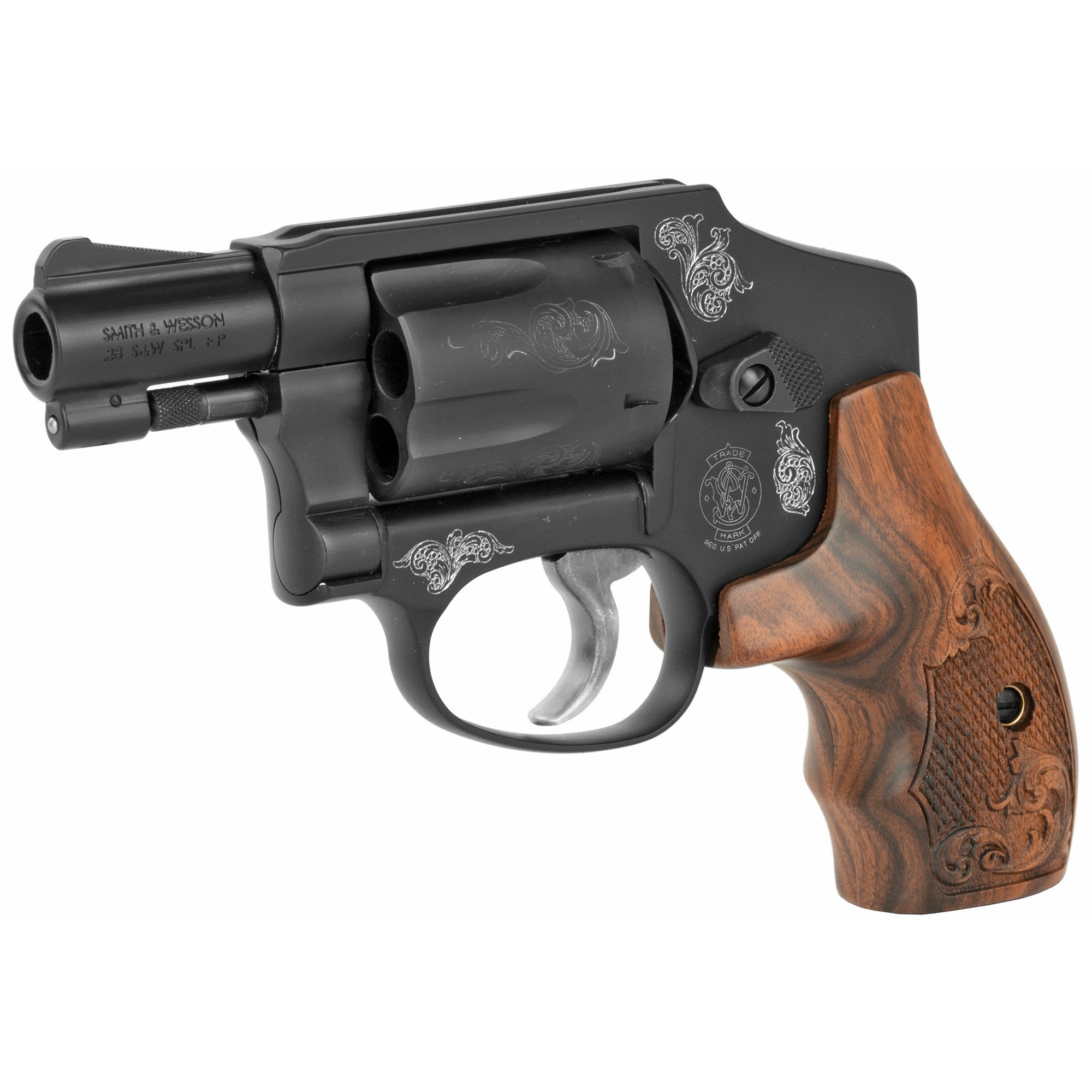 Smith and Wesson Model 442 .38 Special +P 1.88" Barrel 5-Rounds Engraved - Image 3