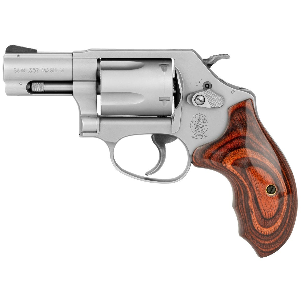 Smith and Wesson 60 LadySmith Wood .357 Mag/.38 Special +P 2.1" Barrel 5-Rounds Fixed Sights - Image 2