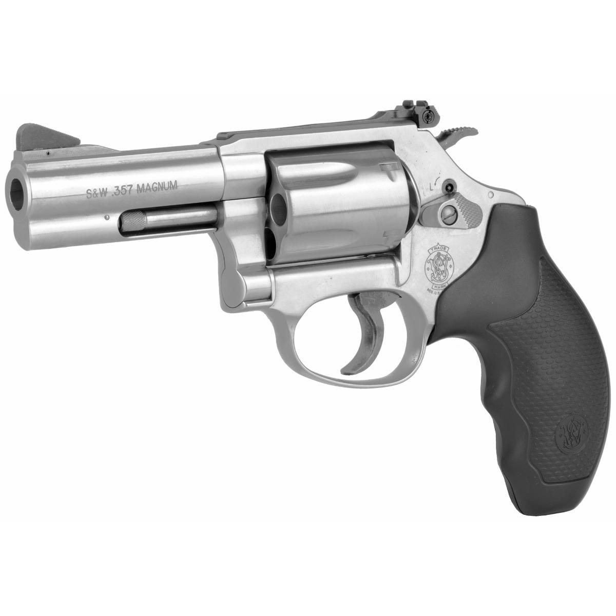 Smith and Wesson Model 60 Revolver Stainless .357 Mag/.38 SW 3" Barrel 5-Rounds - Image 3