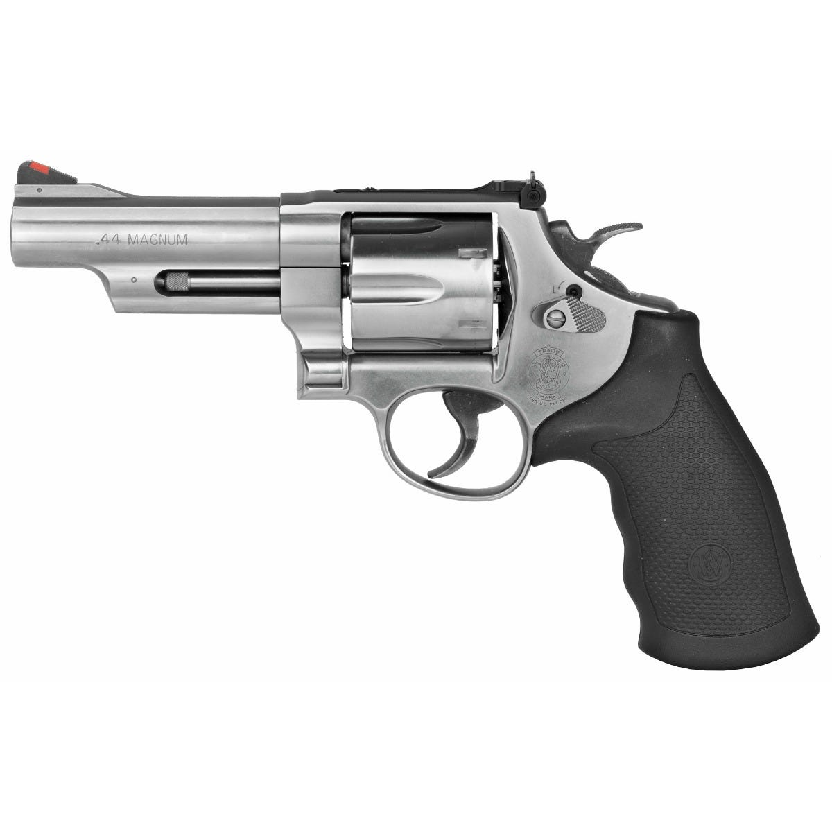 Smith and Wesson 629 Stainless .44 Mag 4" Barrel 6-Rounds Red Ramp Sight - Image 2