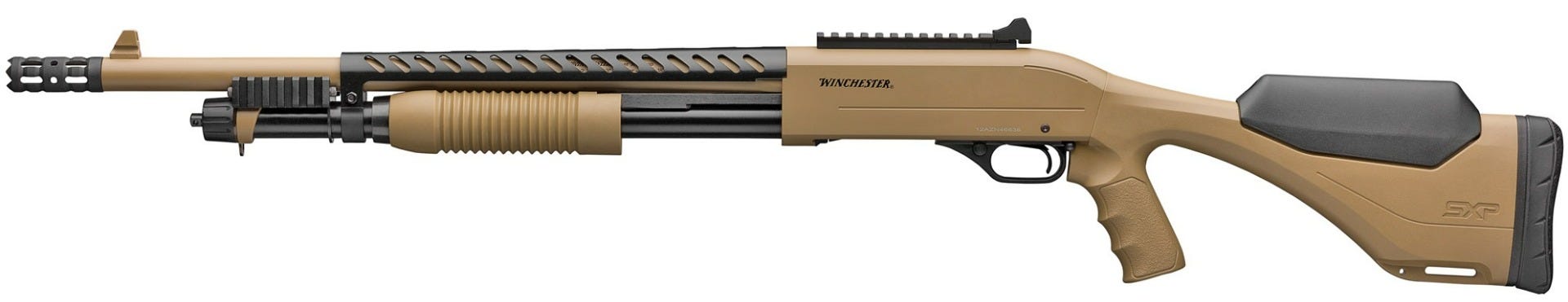 Winchester SXP Extreme Defender Flat Dark Earth 12 GA 18" Barrel 3"-Chamber 5-Rounds - Image 2