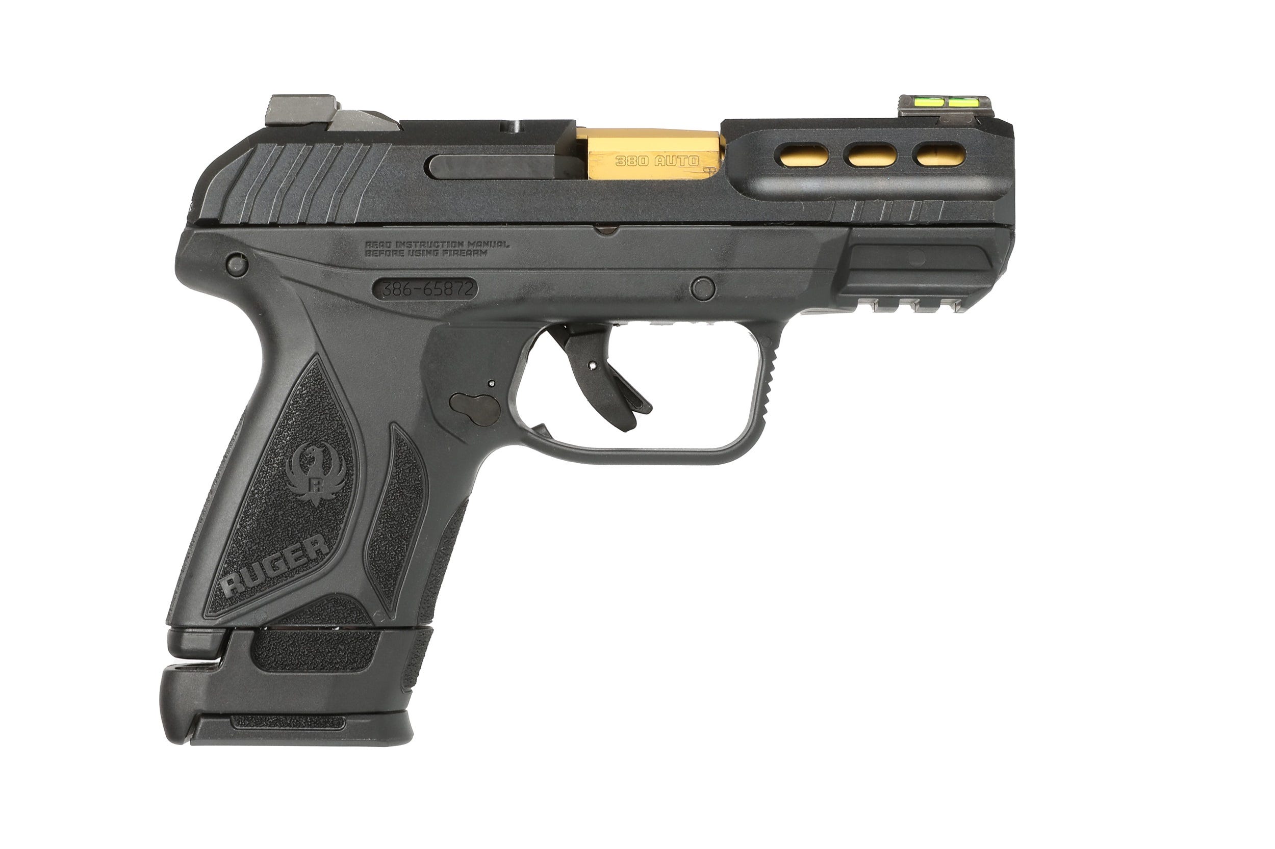 Ruger Security-380 Black / Gold .380 ACP 3.42" Barrel 15-Rounds