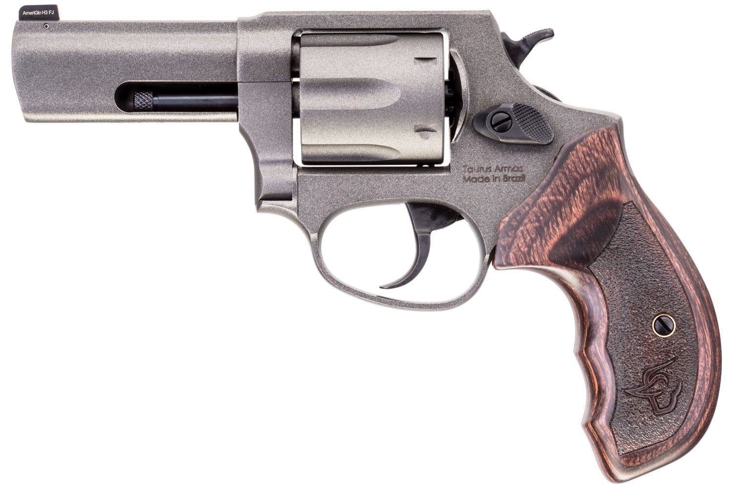 Taurus 856 Defender Stainless .38 Special +P 3" Barrel 6-Rounds Wood Grips - Image 2