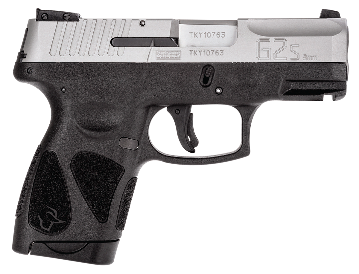 Taurus G2S Stainless 9mm 3.2" Barrel 7-Rounds Manual Safety