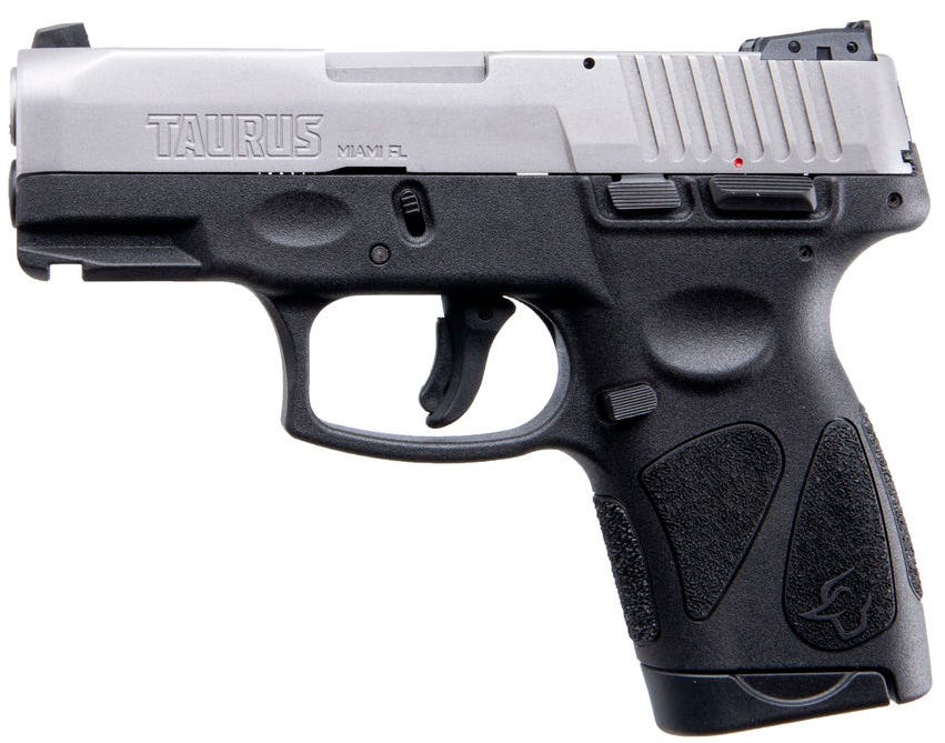 Taurus G2S Stainless 9mm 3.2" Barrel 7-Rounds Manual Safety - Image 2