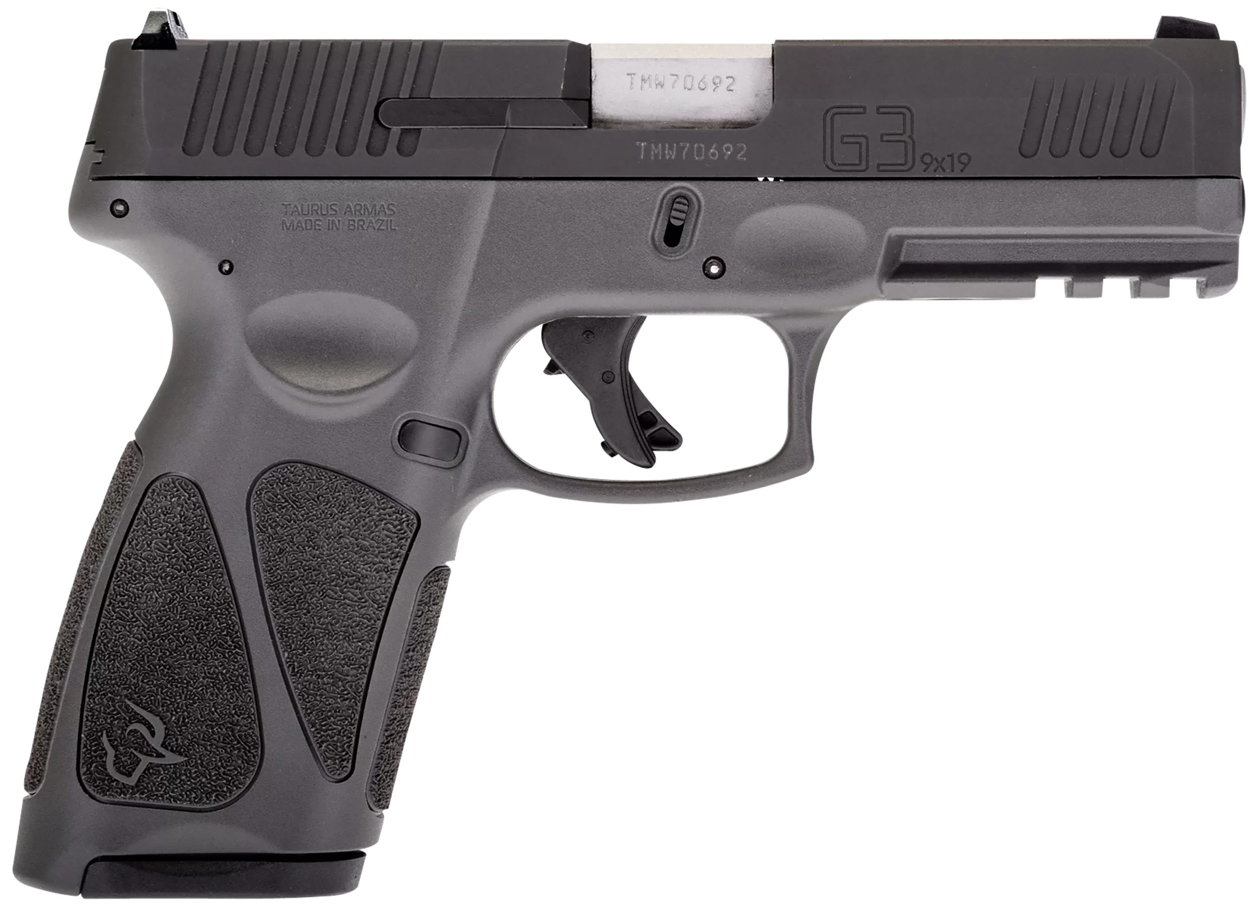 Taurus G3 Gray 9mm 4" Barrel 15-Rounds Adjustable Rear Sight