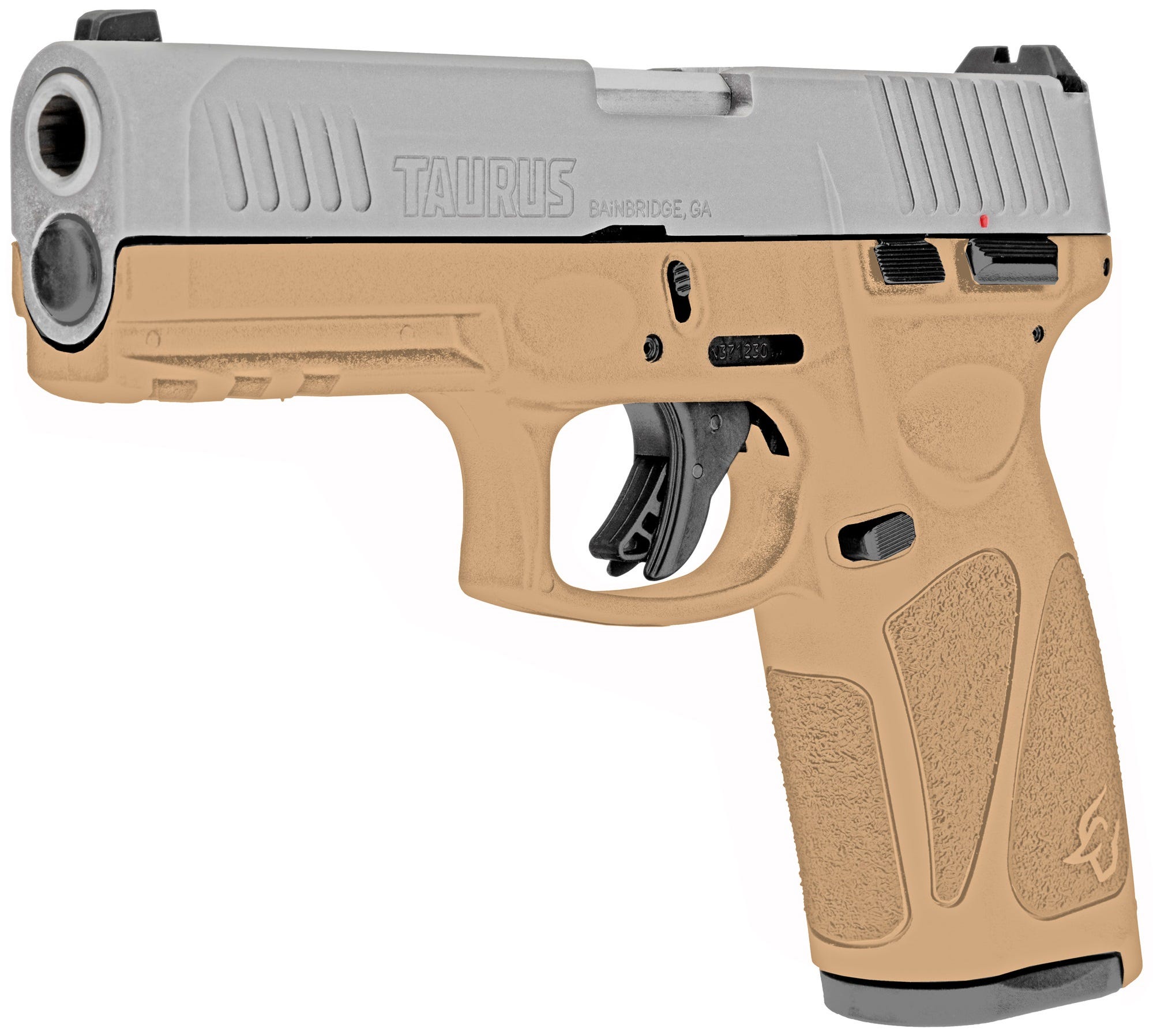 Taurus G3 Flat Dark Earth / Stainless 9mm 4" Barrel 17-Rounds 2 Mags - Image 3