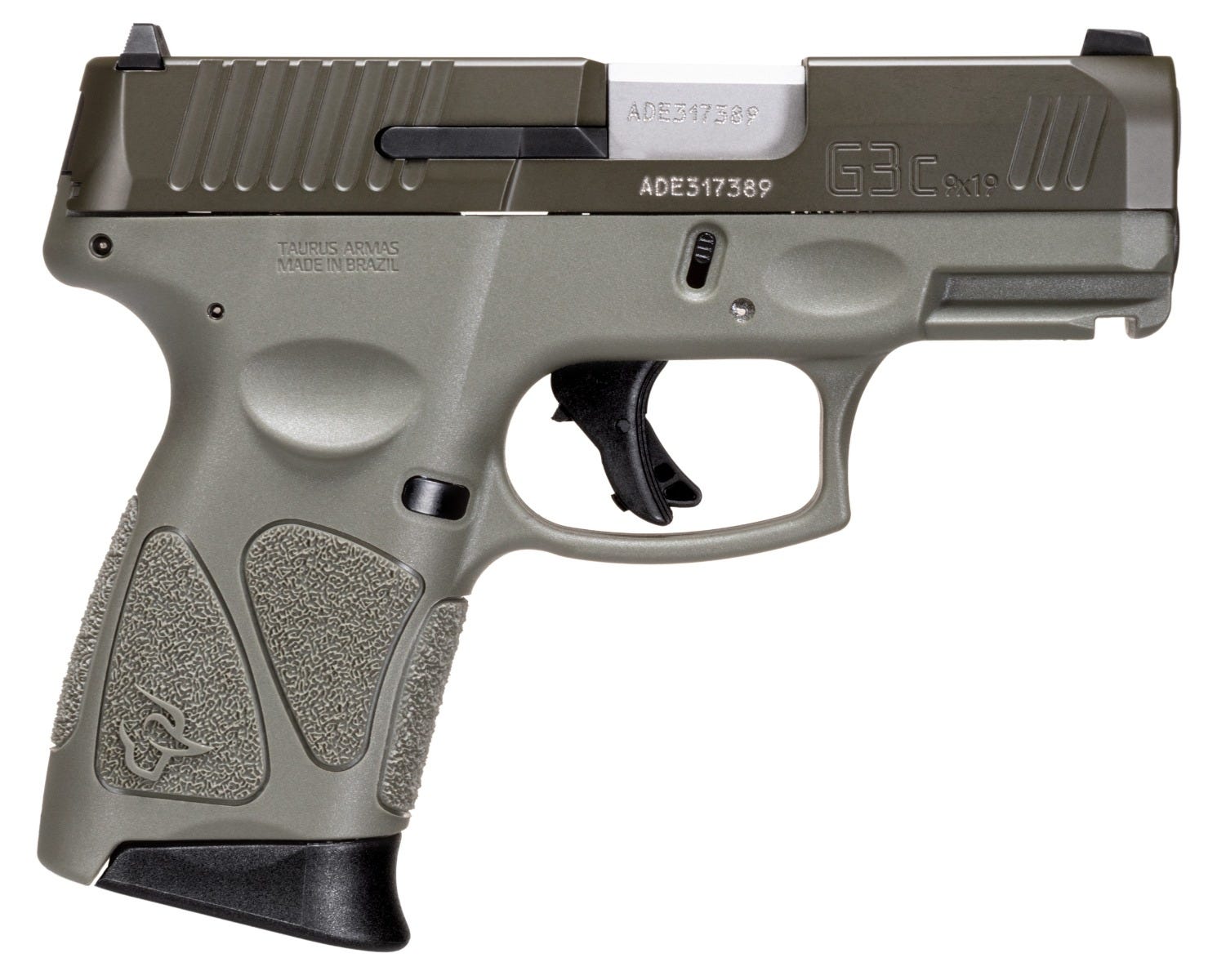 Taurus G3C OD Green 9mm 3.2" Barrel 12-Rounds Thumb Safety